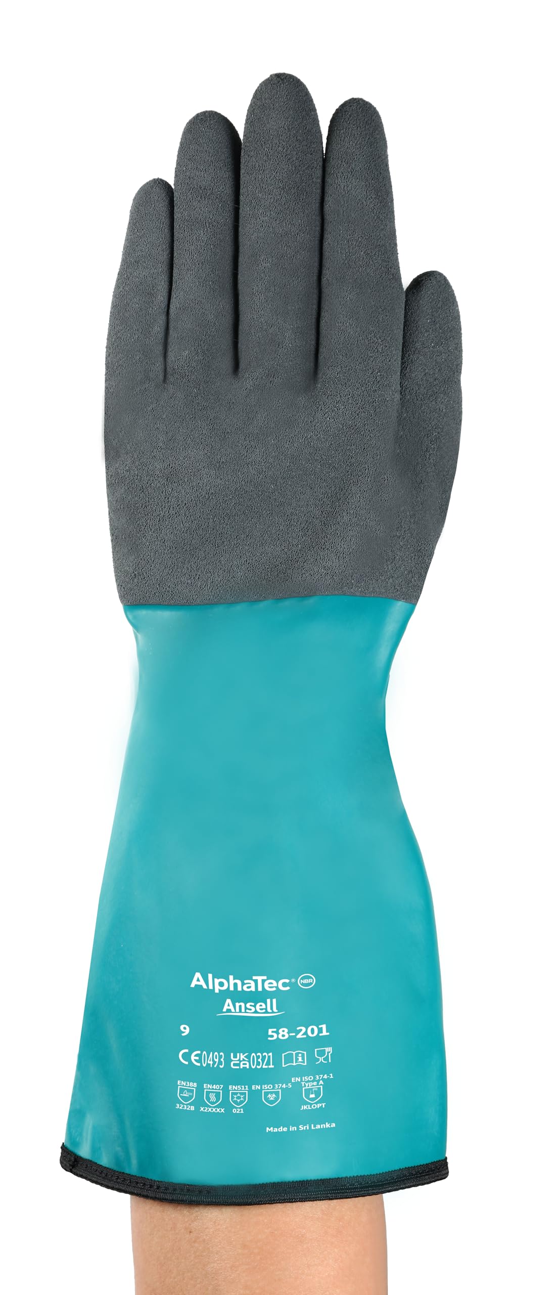 Ansell 58201 Guanti Unisex - Adulto (Pacco da 6)