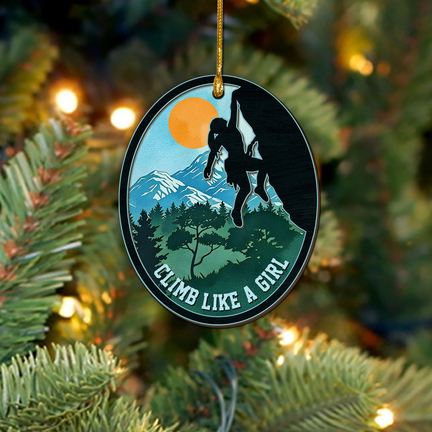 Décoration de Noël 2025 escalade : Le souvenir en bois qui inspire vos défis