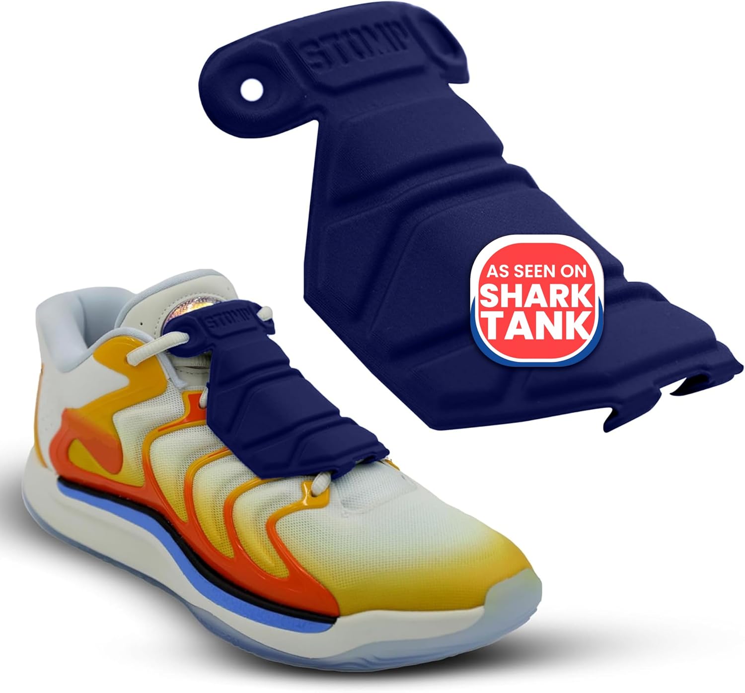 STOMP Athletics: Traction Shoe Armor (As Seen on Shark Tank) - Lightweight Grip Enhancer for Basketball Shoes - Shoe Traction from the Top of Your Laces - Flexible Fit & Easy to Clean