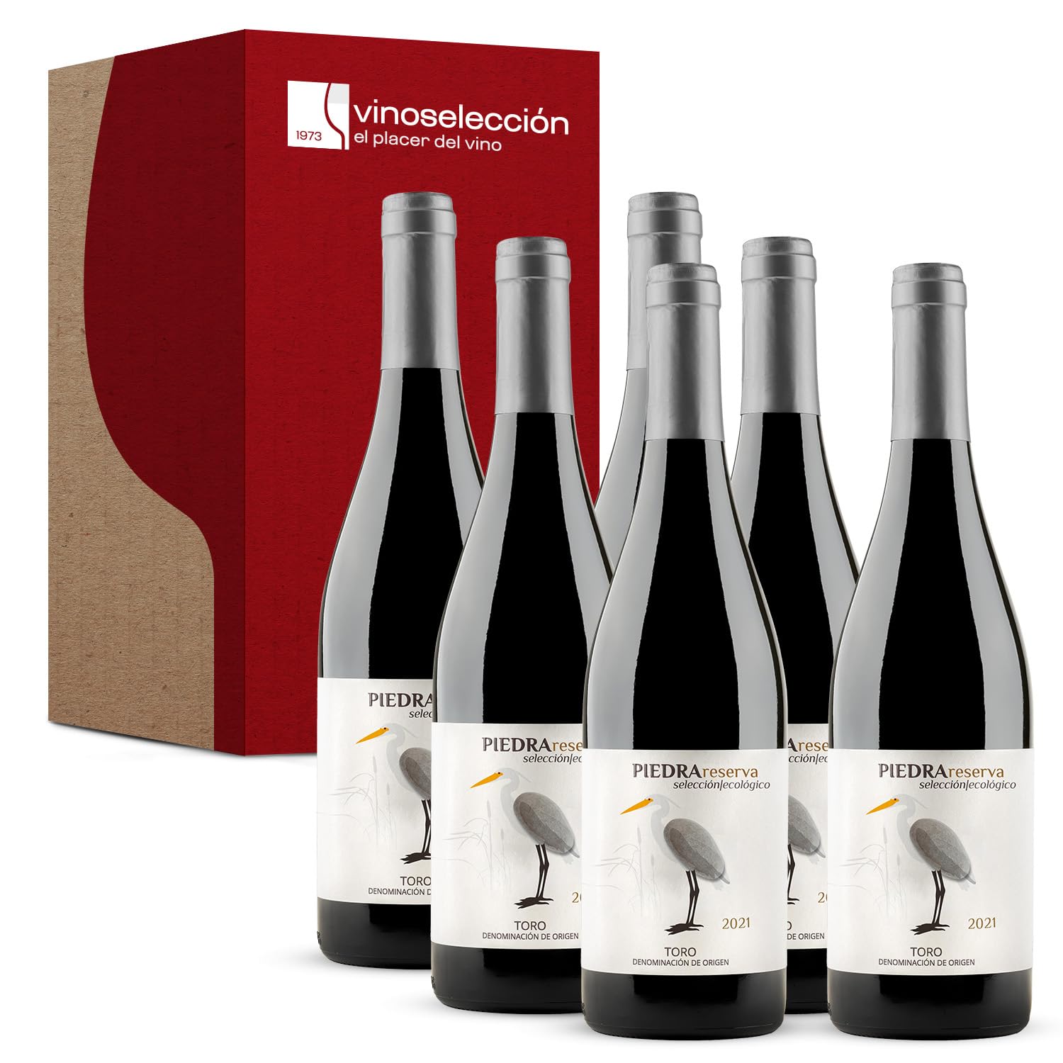 Piedra Reserva 2021 Vino Tinto Tinta de Toro D.O. Toro 6 Botellas x 75 cl