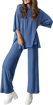 PRETTYGARDEN Two Piece Sets For Women Summer Fashion Lounge Matching Set 2025 Travel Vacation Airport Outfits Clothing