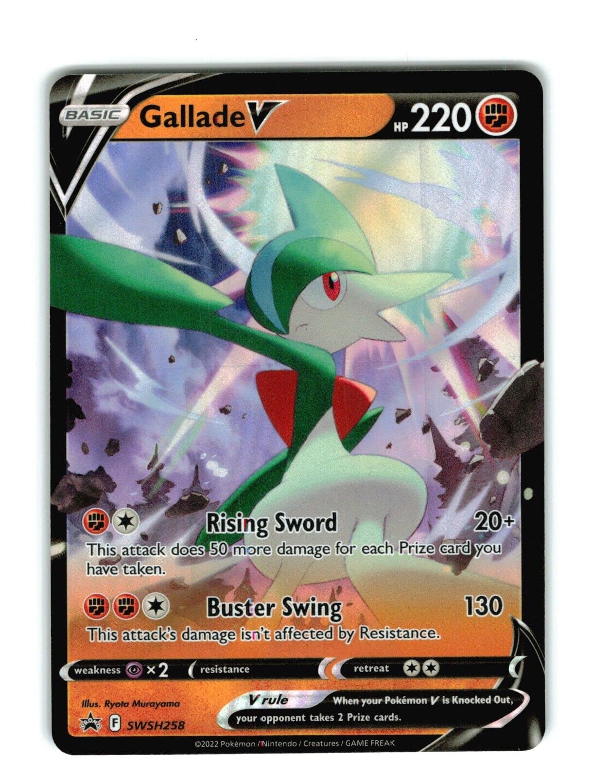 gallade v pokemon card value SWSH258 - Colorless Buster Swing (130) This attacks damage isnt affected by Resistance Pokemon Lost Origin Ultra Rare
