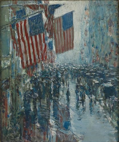 Rainy Day Fifth Avenue (1916) Poster Print by Childe Hassam (24 x 36)