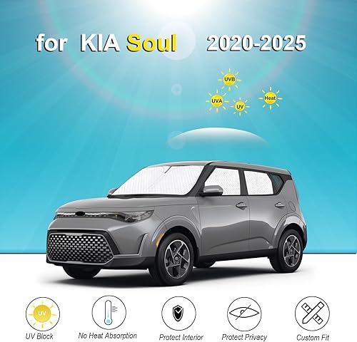 Miniatura 21 de KMF - Parasol de repuesto para parabrisas, cubierta para ventana lateral y trasera, cubierta protectora para visor, para campamento, bebé, bloqueo