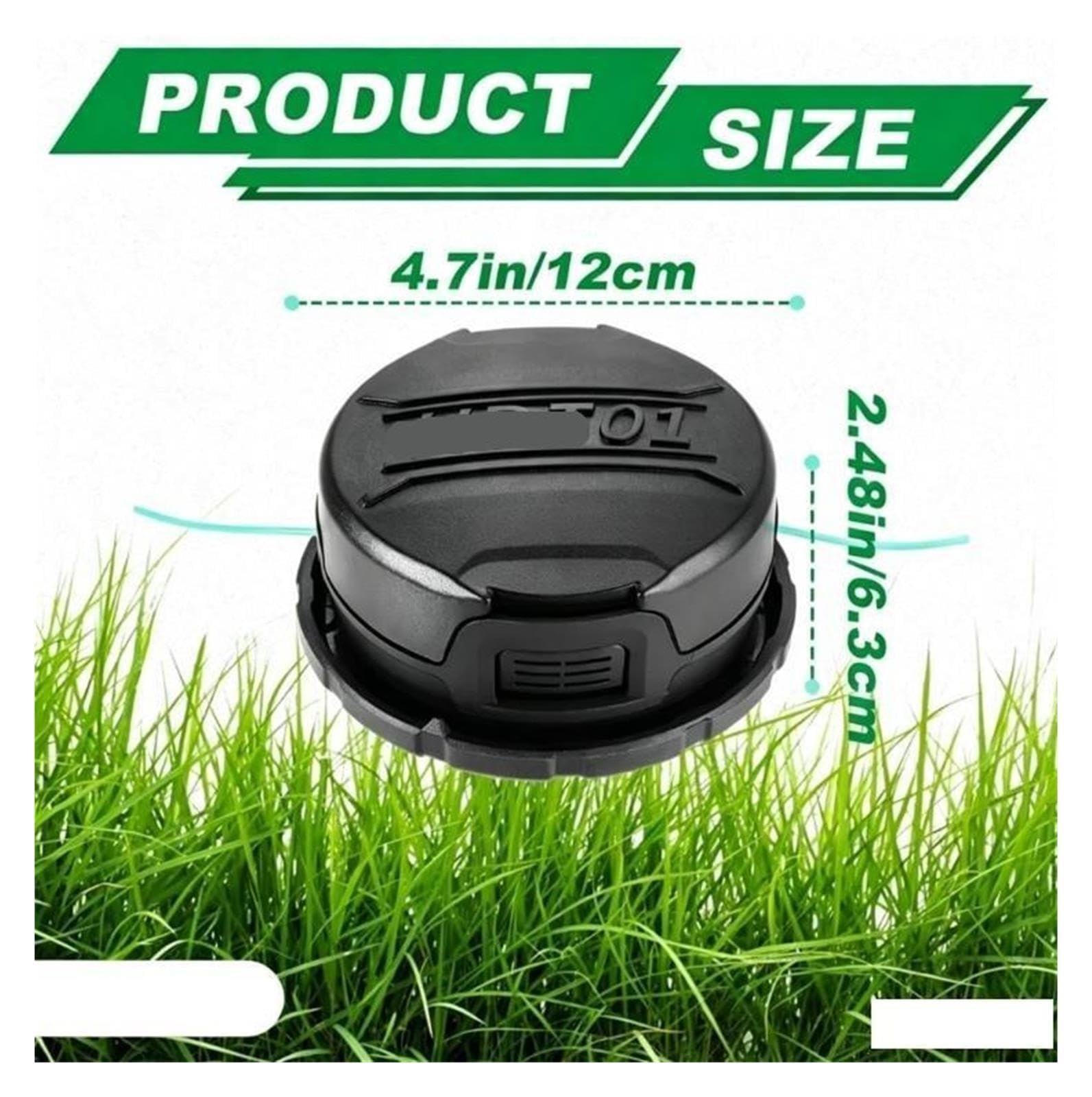 DWO1DT995 Cabezal De Corte De Repuesto Con Carrete De Cuerda, Línea De 0.080" 20 Pies, Compatible Con Dewalt DCST920 DCST922 DCST925 DCST970 DCST990 DCST991