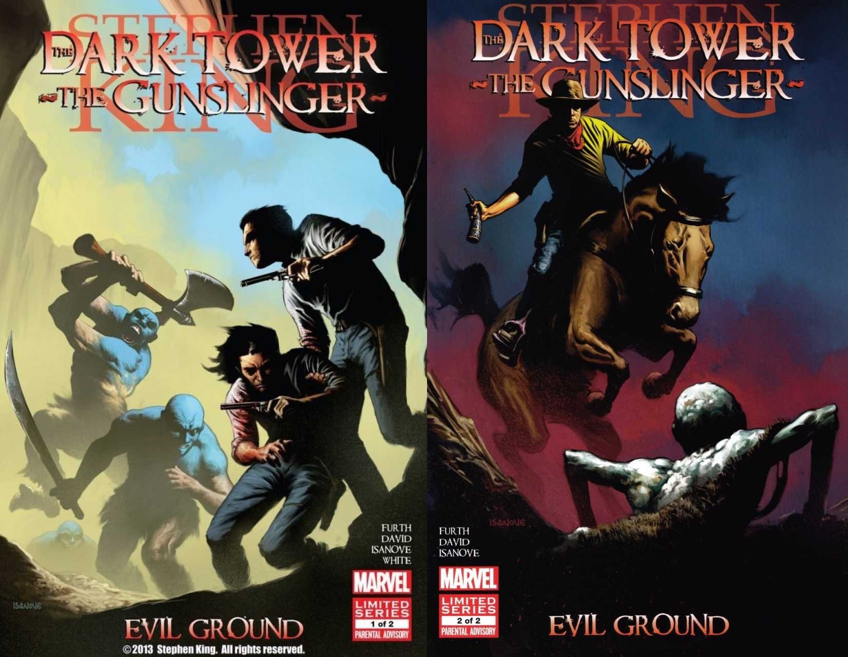 Dark Tower Gunslinger Evil Ground Limited Release 2 Issue 1st Print Comics Set