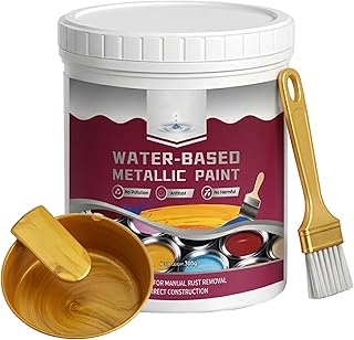 Rust Converter for Metal - Rust Removal Converter Metallic Paint (Glod,500G)