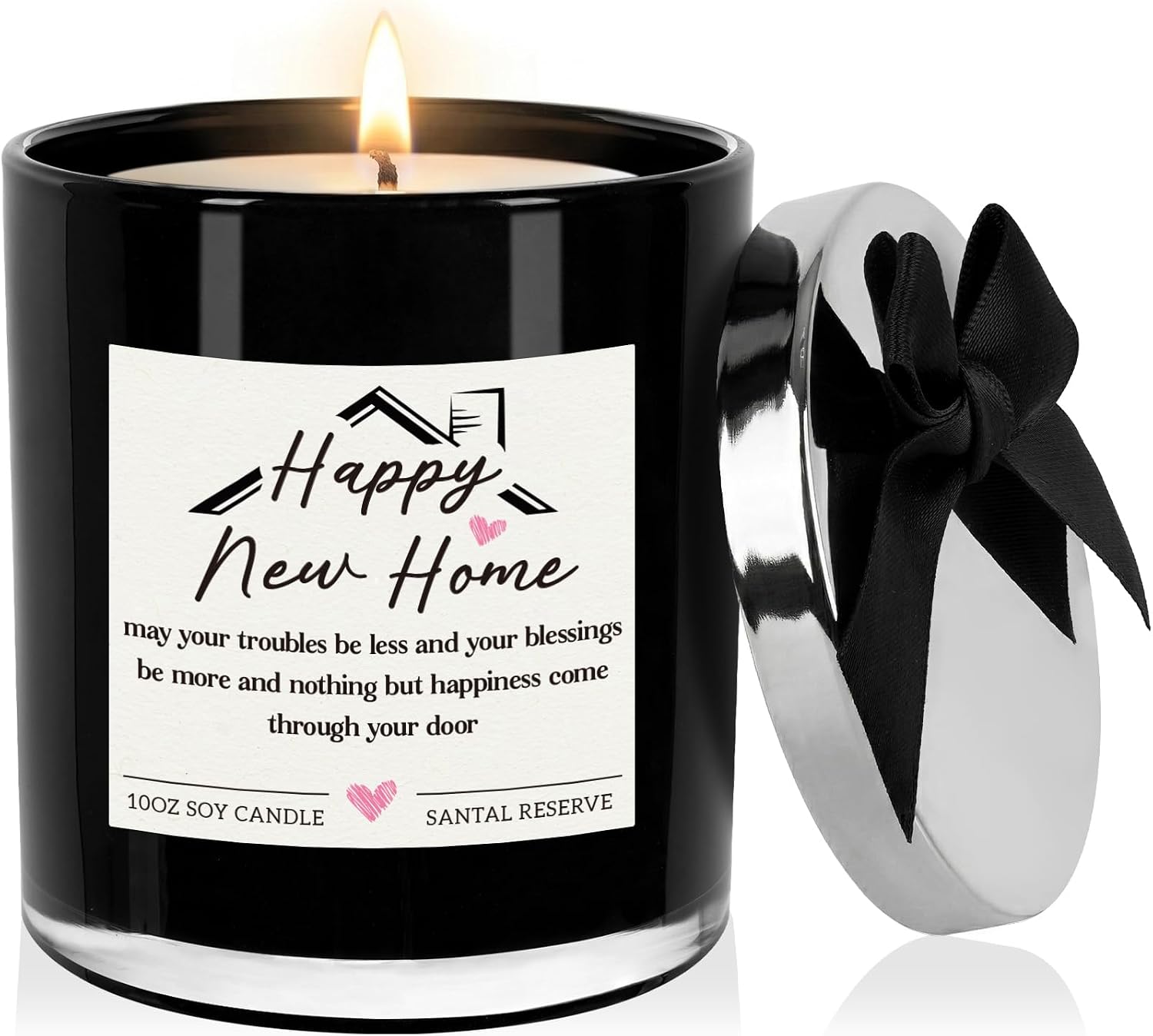 House Warming Gifts New Home, New Home 10 Oz Santal Reserve Scented Candle