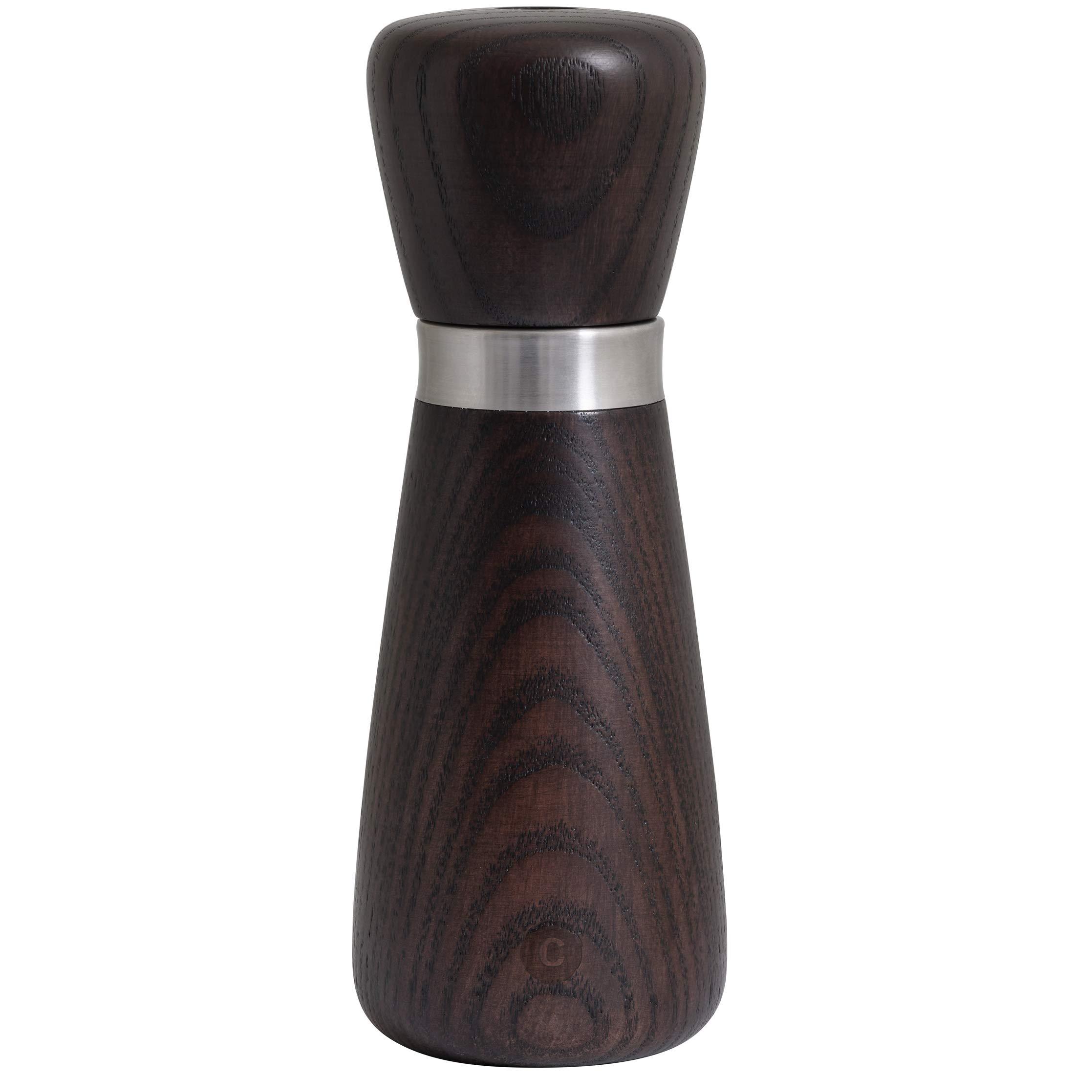Crushgrind Kyoto Gewürzmühle mit Keramikmahlwerk | Salz und Pfeffermühle mit verstellbarem Mahlgrad für grobes Salz | Kräutermühle aus hochwertigen, nachhaltigen Materialien (170 mm, Braune Esche) | Keramikmahlwerk mit verstellbarem Mahlgrad - Für Salz, P