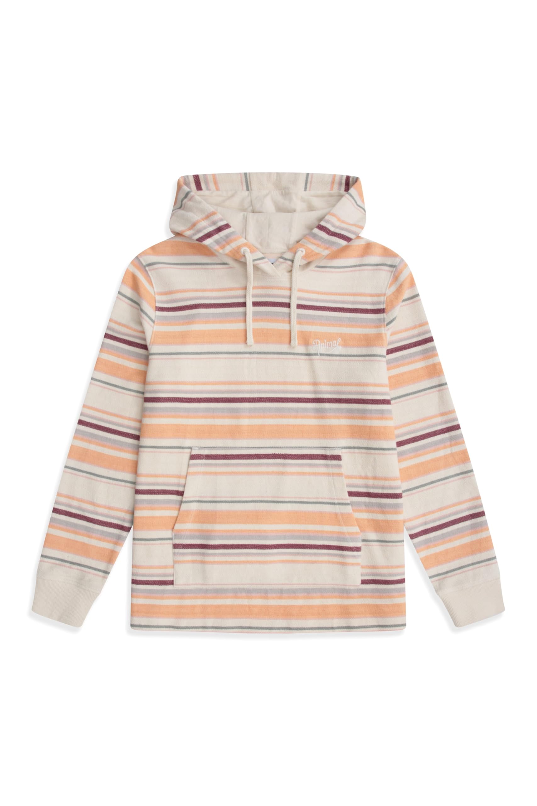 Animal Lila Womens Beach Hoodie - Ladies Sweatshirt with Kangaroo Pocket, Elasticated Cuffs & Hem & Adjustable Hood - Summer, Pool & Water Sports Light Pink Women's Size 12