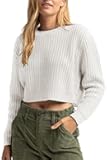 Jumppmile Cropped Sweater for Women Knit Crewneck Long Sleeve Crop Sweater Pullover for 2025 Fall Winter Fashion Outfits