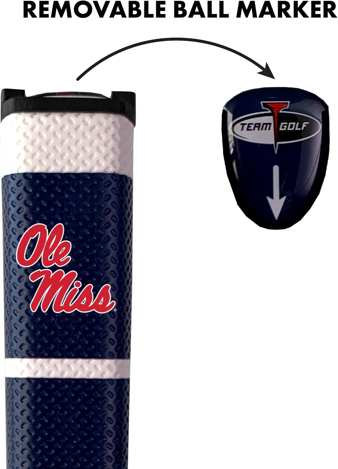 NCAAゴルフパターグリップ NULL ブラック