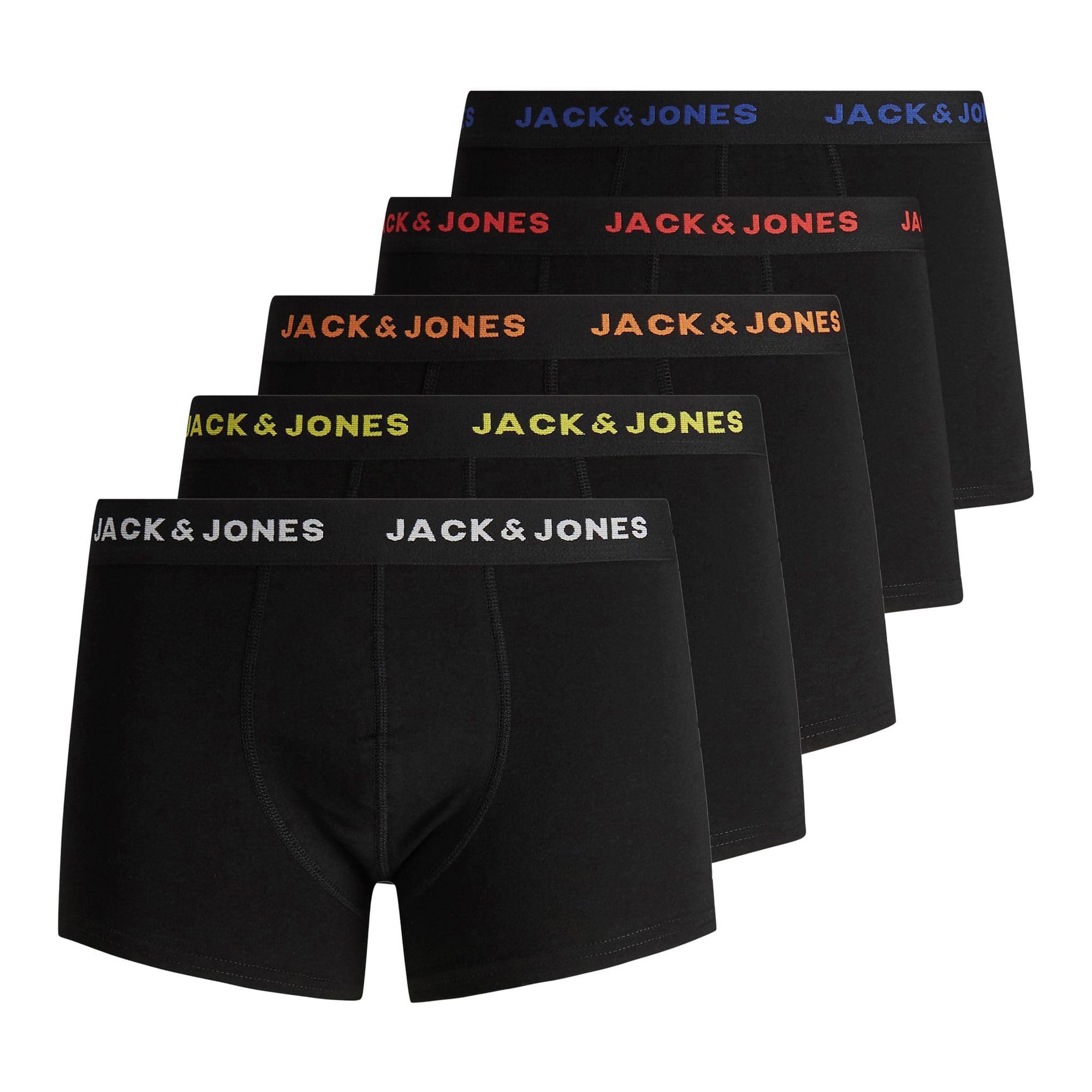 Jack & Jones Men's Boxer Shorts 5 Pack Underwear of