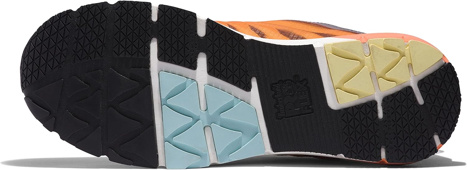 Timberland PRO Women's Radius Composite Safety Toe Athletic Industrial Work Shoe, Grey/Black/Orange, 7.5W - Image 4