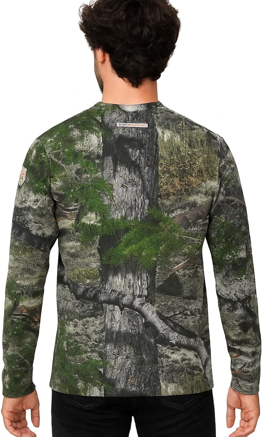 Realtree and Mossy Camo Crewneck Long Sleeve Tee Unisex Adult Cotton Hunting Shirts - Image 2