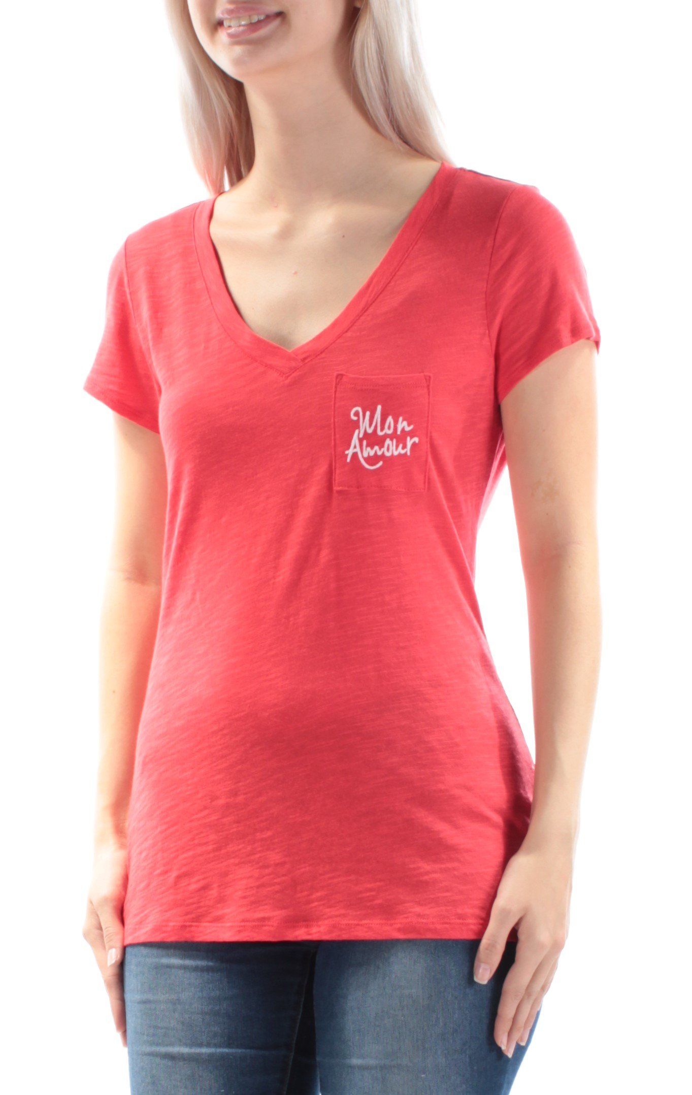 Maison Jules Womens Pocket Graphic T-Shirt