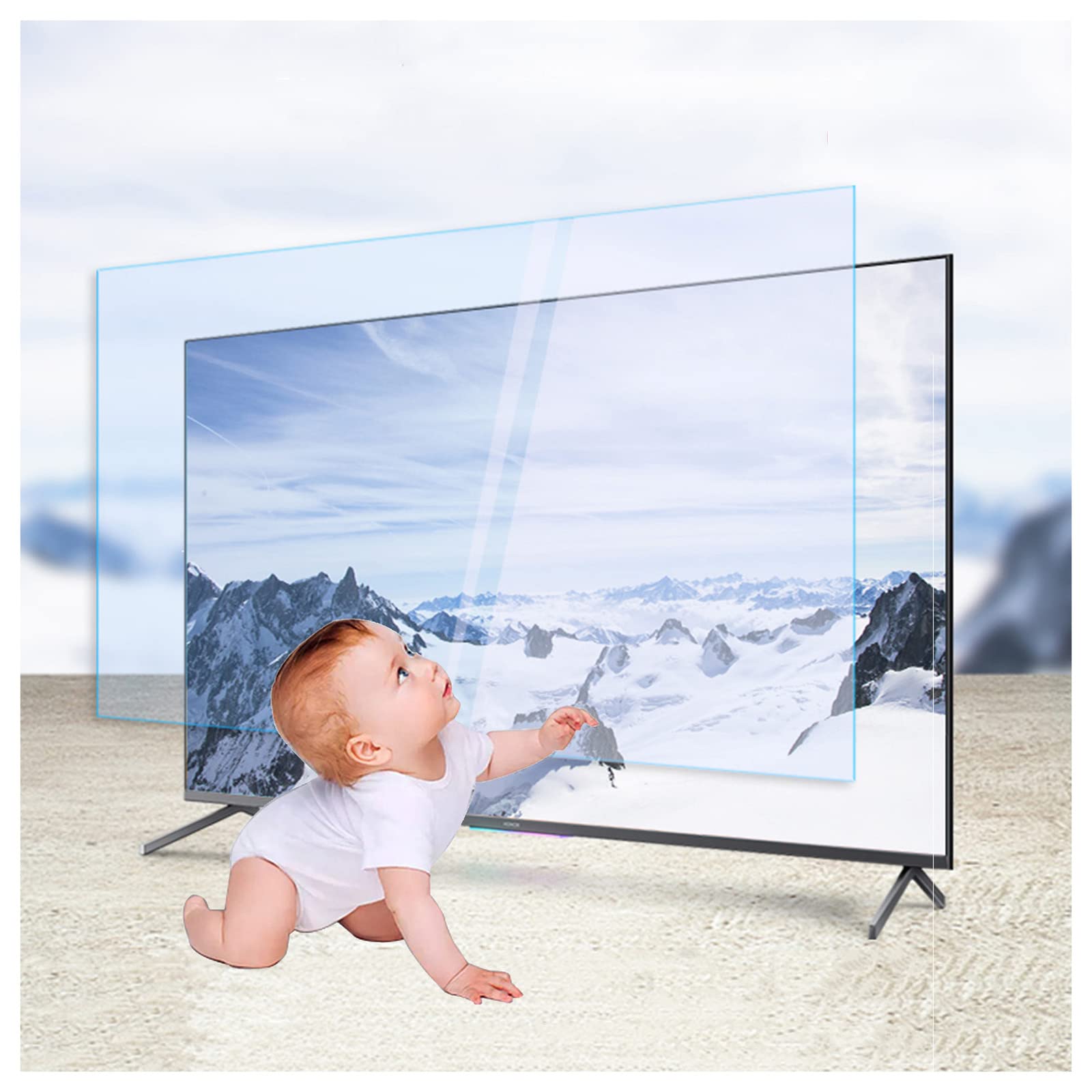 Film protecteur d'écran TV pour regarder vos séries sans reflets dans le salon