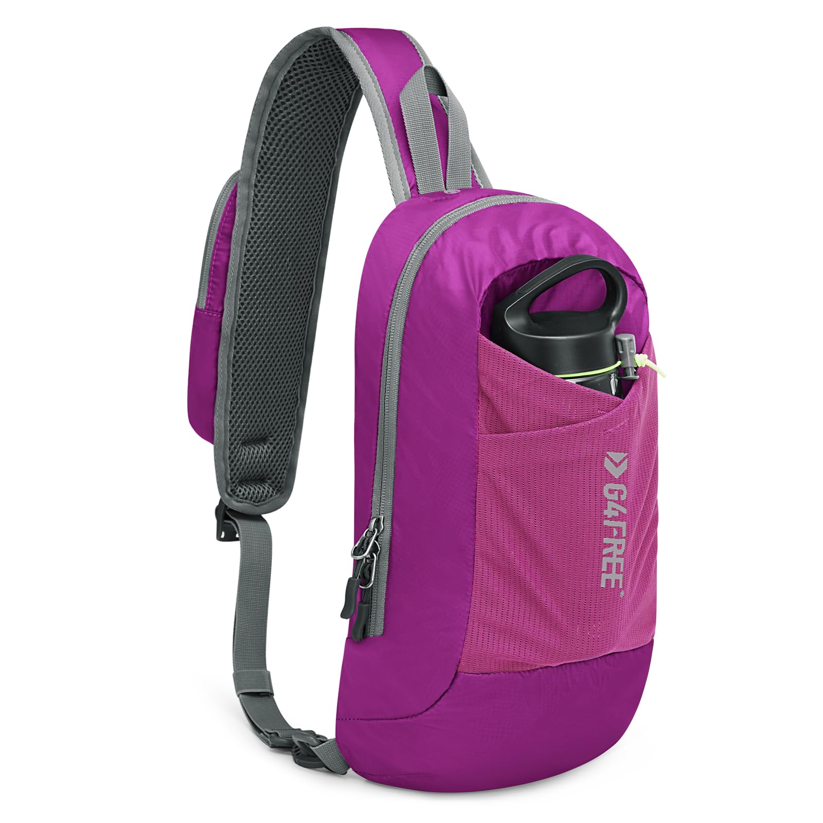 G4Free Sling Bag RFID Blocking Crossbody Backpack with Front Pocket Hiking Daypack Chest Bag for Women Men