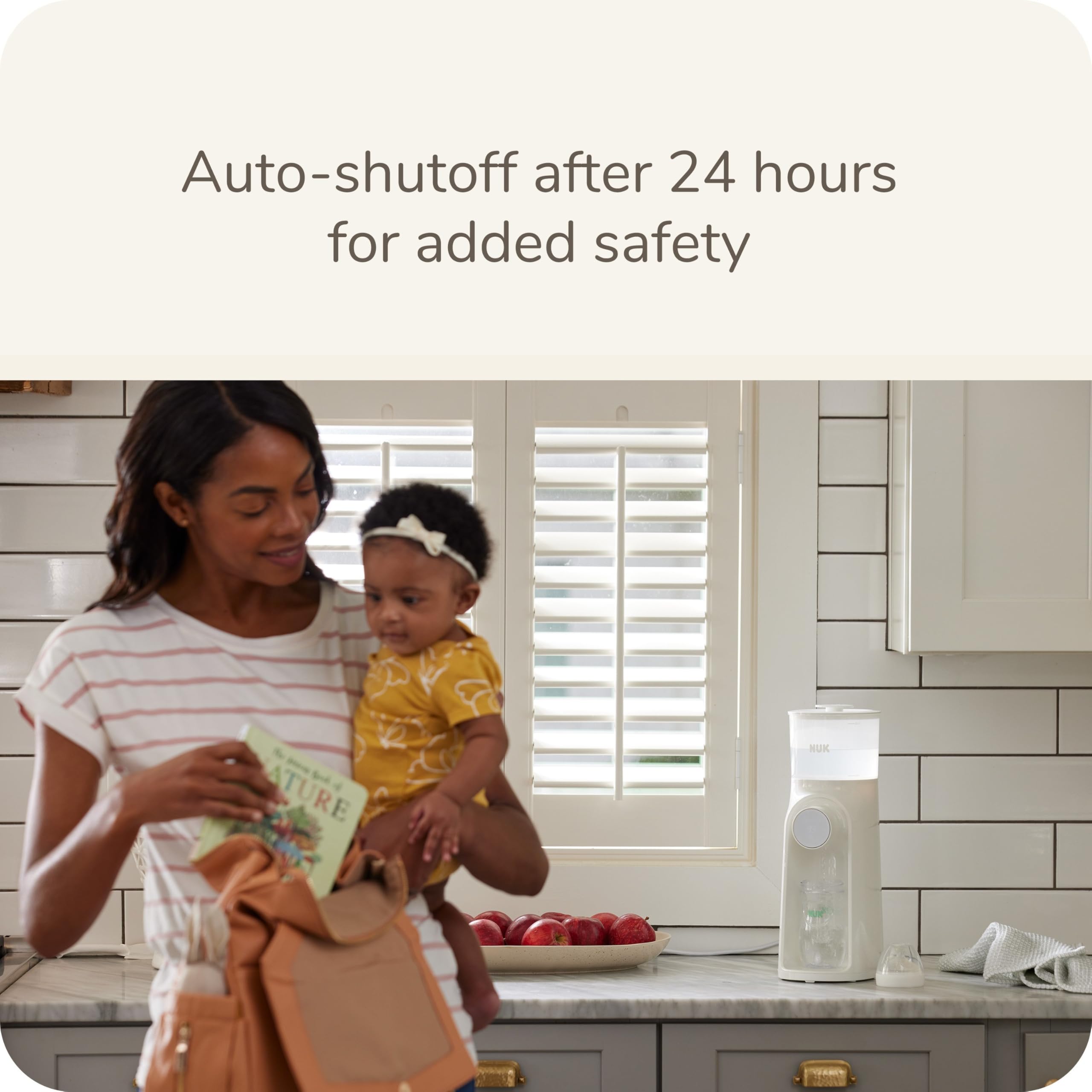 NUK Chauffe-biberon instantané et distributeur d'eau chaude