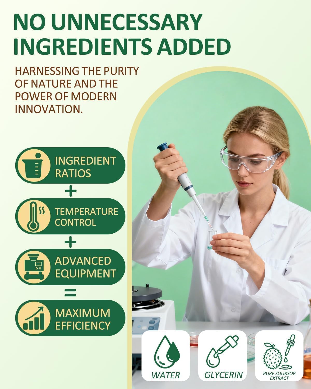 Soursop Liquid Drops 9-in-1 Botanical Blend with Sea Moss, Moringa, Turmeric, Oregano & Black Seed | Supports Overall Wellness | Vegan, Non-GMO | 2 fl oz - Image 3