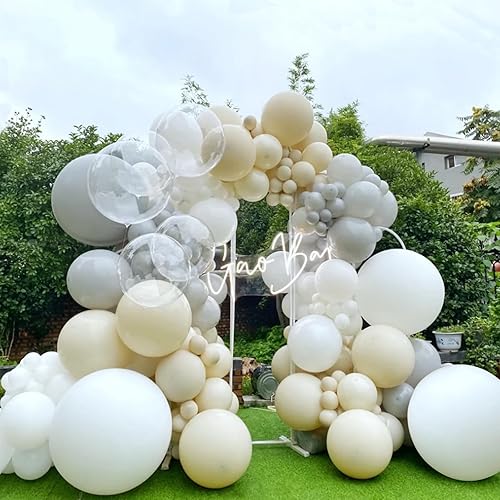 Miniatura 7 de Globos blancos grandes de 36 pulgadas, 9 globos de látex grandes de color blanco, globos grandes para decoraciones de cumpleaños, bodas, fiestas