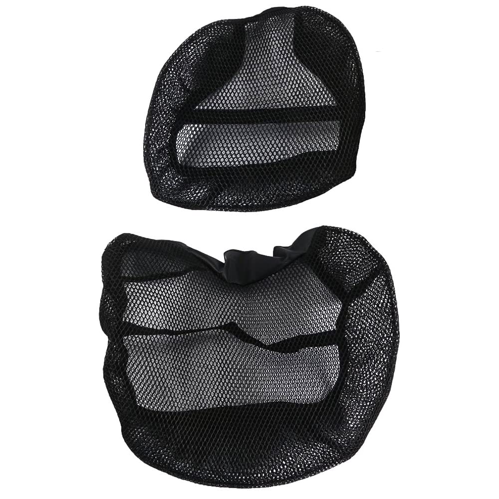 MASO Funda de asiento de motocicleta, tela de malla 3D, color negro, compatible con Honda CRF1100L Africa Twin compatible con Honda CRF1100L Adventure Sports