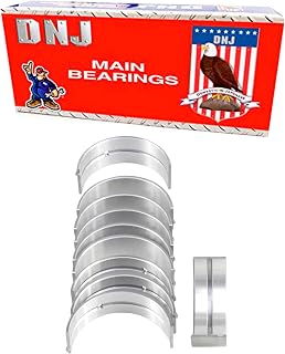 DNJ MB638.10 Oversize .010 Main Bearings Set for Nissan Altima, Frontier, Rogue 2.5L QR25DE - Durable Engine Rebuild