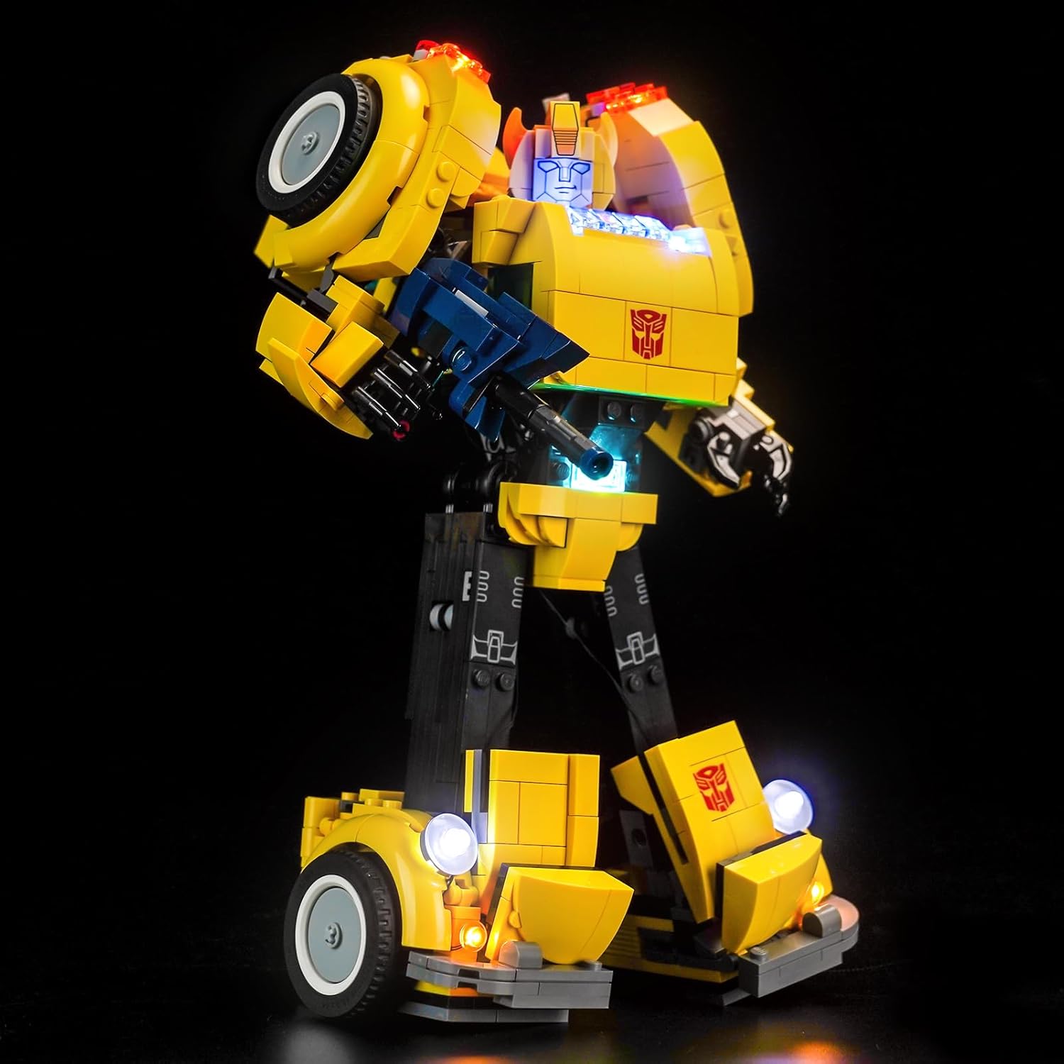 LED Lighting Compatible with Lego Bumblebee 10338, Light Kit Compatible with Lego 10338, Giving Light to Model, NOT Included The Model Set(Classic Edition)