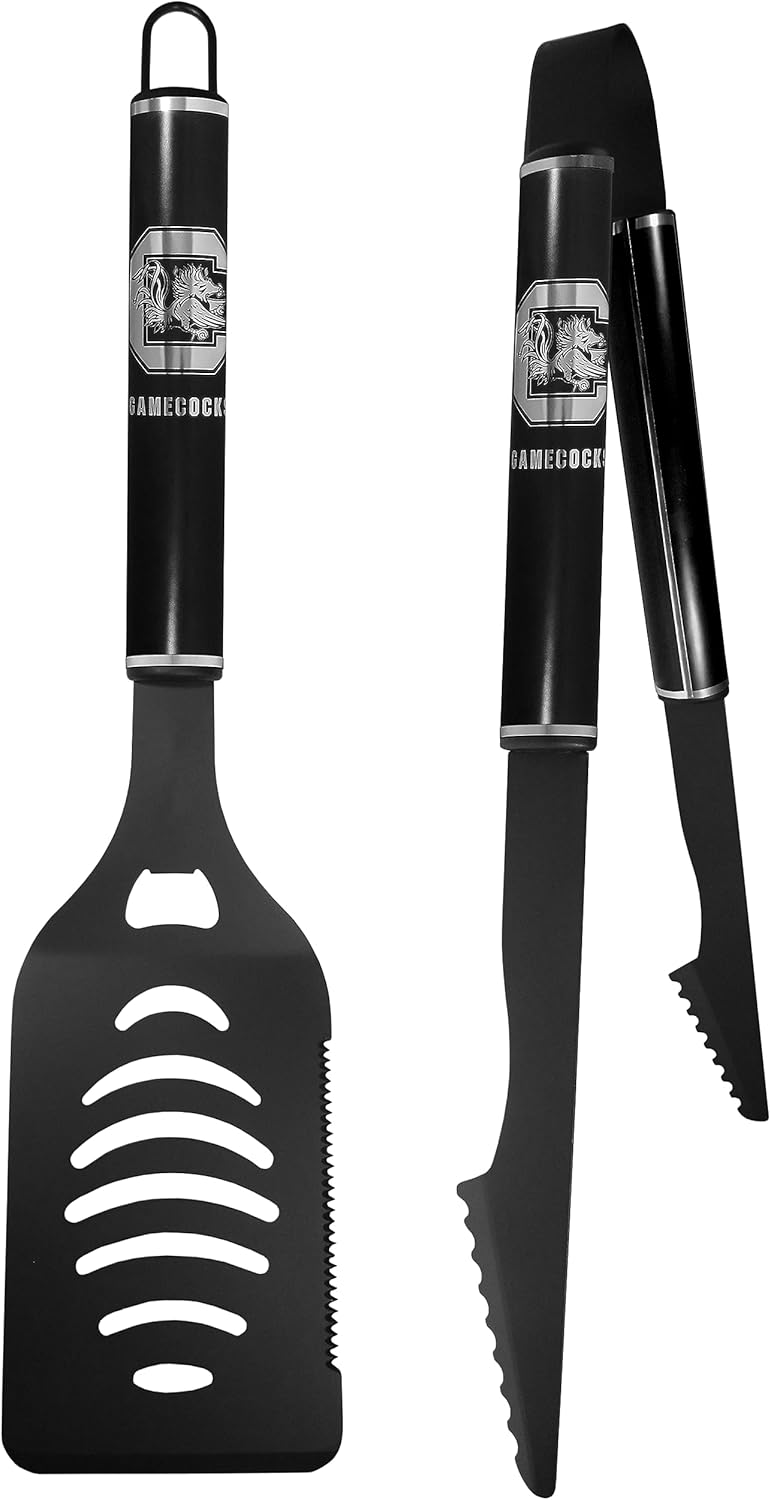 Siskiyou Sports NCAA South Carolina FightingGamecocks 2 pc Monochromatic Tailgate BBQ Set Team Colors, One Size