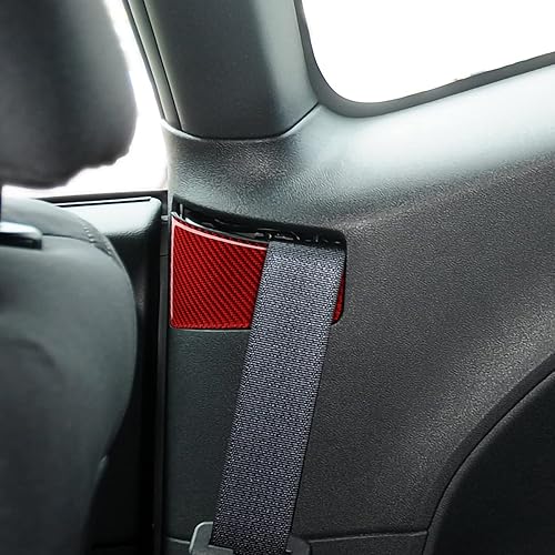 Vista 30 de Para Dodoge Challenger 2015 2016 2017 2018 2019 2020 2021 2022 2023 Accesorios Car Cup Holder Decor Calcomanías Calcomanías de fibra de carbono