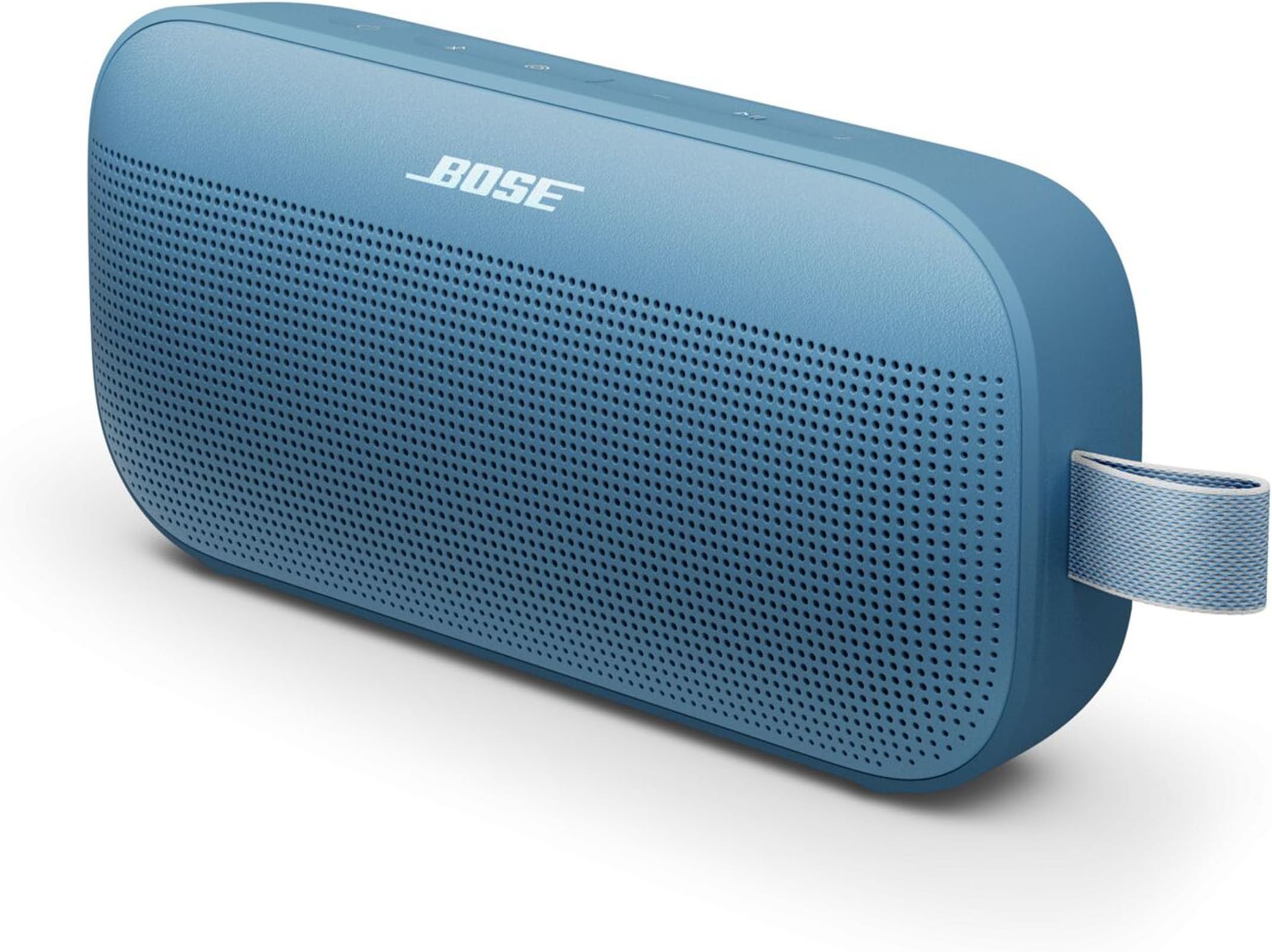 SoundLink Flex Portable Bluetooth Speaker (2nd Gen), Small Portable Wireless Outdoor Speaker with Hi-Fi Audio, Up to 12 Hours Battery Life, Waterproof and Dustproof, Blue Dusk