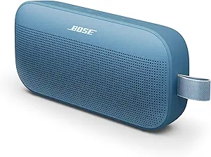 Bose SoundLink Flex Bluetooth Speaker (2nd Gen) - Portable Outdoor Speaker with Hi-Fi Audio, Waterproof and Dustproof, USB-C, Up to 12 Hours Battery Life, Blue Dusk