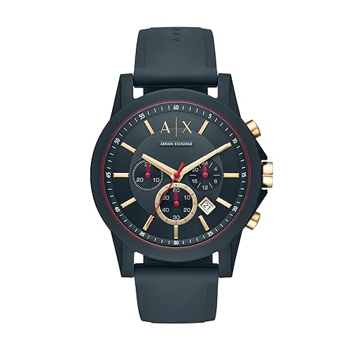 A|X Stainless Steel Chronograph Watch for Men