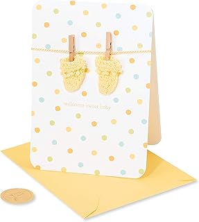 Papyrus Premium New Baby Greeting Card (Warmest Welcome)