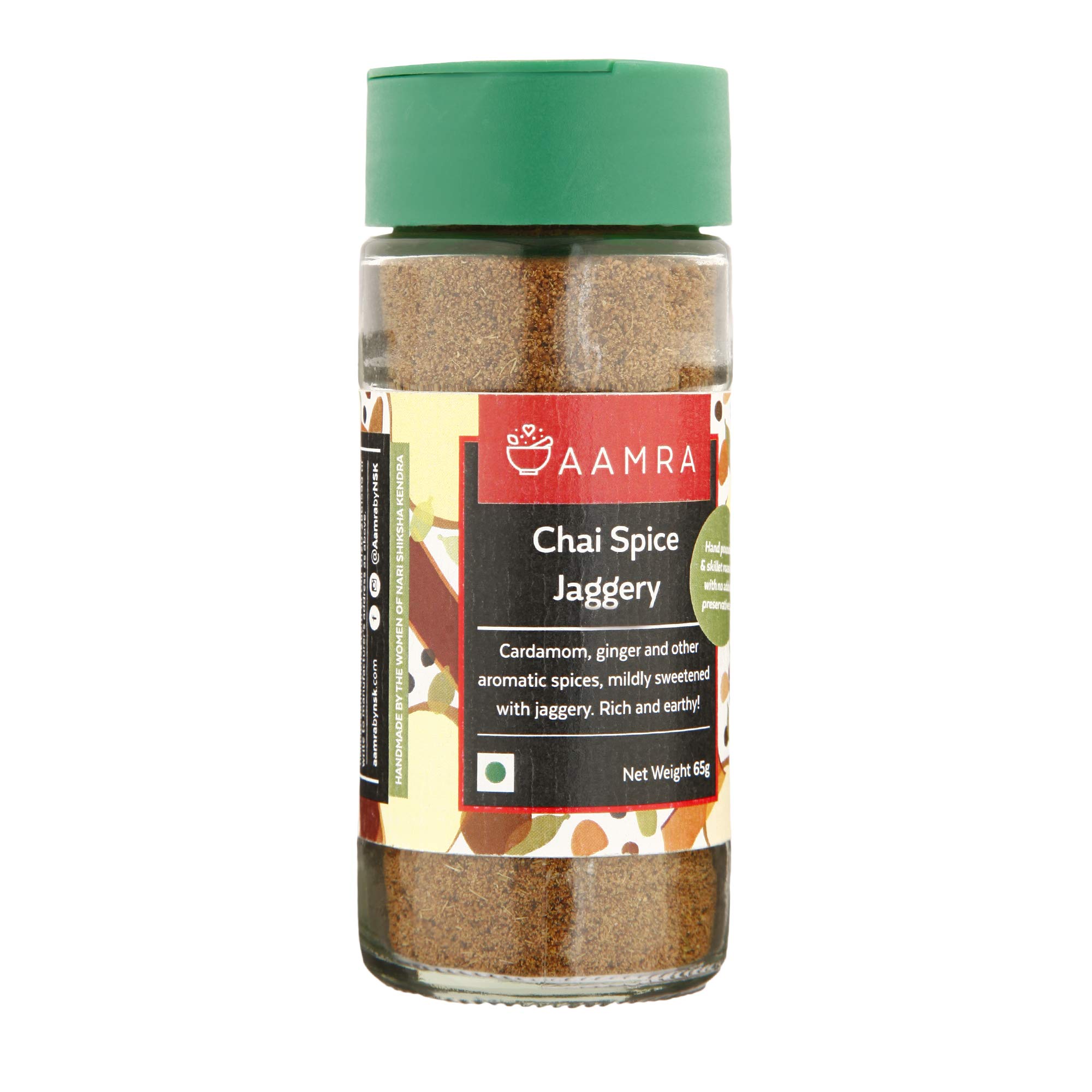 Aamra Handmade Chai Spice Jaggery 65 Gm (Chai Masala with Gur)- No preservatives - Image 4 thumbnail