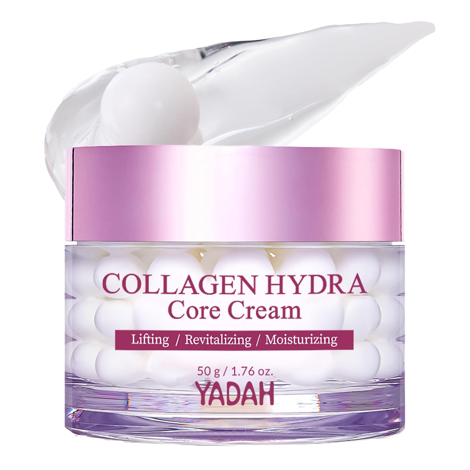 YADAH Hydra Core Cream – Barrier Repair Moisturizer with 10 Types of Hyaluronic Acids, 1000ppm Low Molecular Collagen & Ceramide, Deep Hydration for Sensitive Skin, 1.76 oz YADAH Hydra Core Cream – Barrier Repair Moisturizer with 10 Types of Hyaluronic Acids, 1000ppm Low Molecular Collagen & Ceramide, Deep Hydration for Sensitive Skin, 1.76 oz