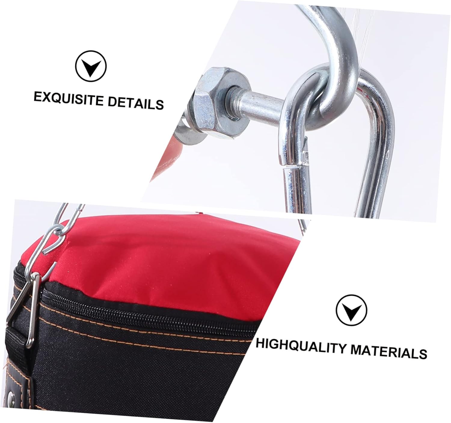 Garneck Heavy Duty Sandbag Karate Training Bag Boxing Equipment for Boys and Girls Punching Bag Stand Fitness Sandbag