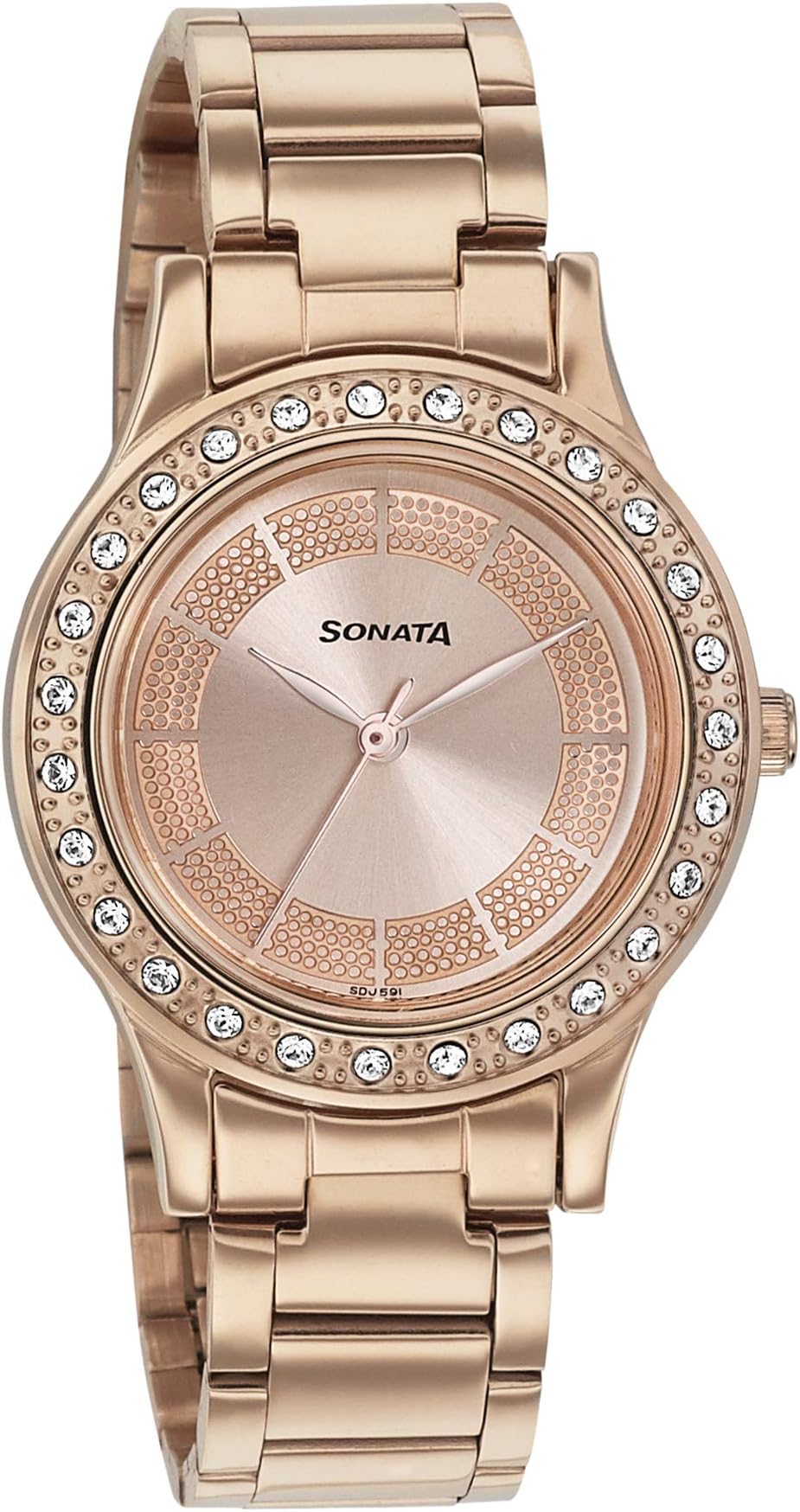 Sonata Blush It Up Analog Rose Gold Dial Women's Watch-NN8123WM03/NP8123WM03