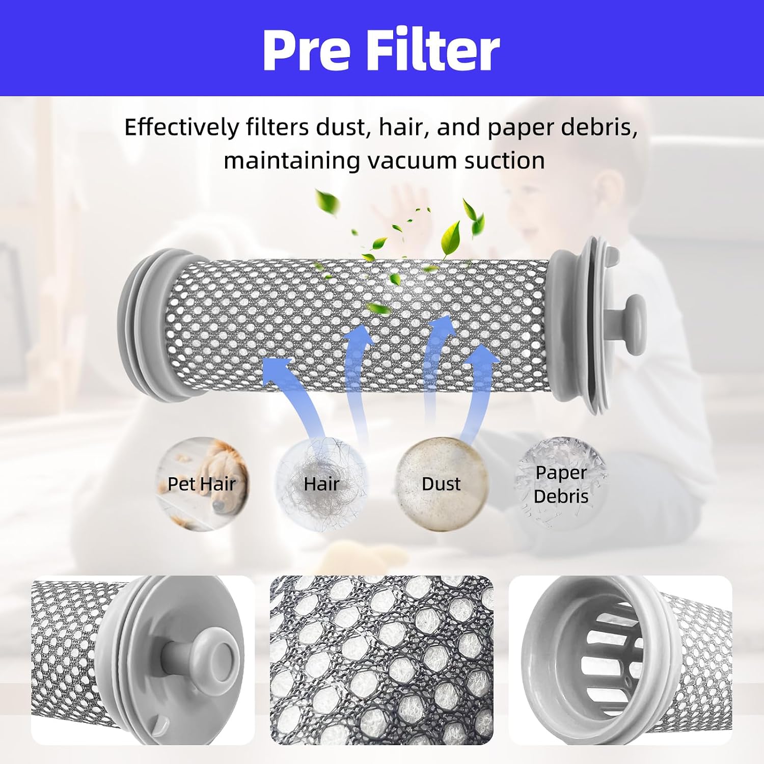 Replacement Filter Compatible with Tineco A10 / A11 / S10/ S11/ S12