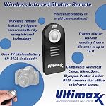 Ultimaxx Kit d'Accessoires 58MM pour Canon EOS Rebel T7, T6, T5, T3, T100, 4000D, 3000D, 2000D, 1500D, 1300D, 1200D 1100D, et Plus ; Comprend : 2X Batteries LP-E10, Kits de Filtres, Sac à Dos & Plus