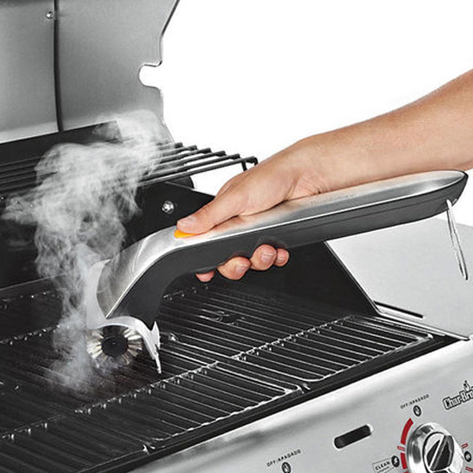 SPAZZOLA ELETTRICA PER GRIGLIE E SCOVOLINO 2000 RPM ACCIAIO INOX SPAZZOLA BBQ AUTOMATICA PER INTERNO ESTERNO NERO