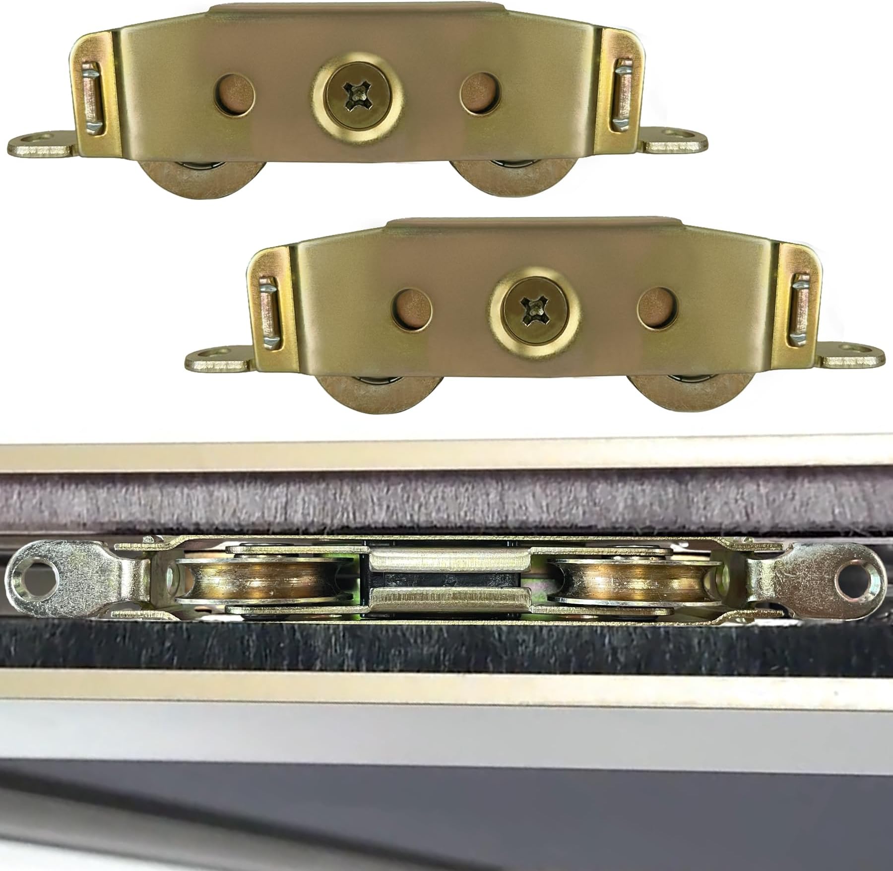 CRL 11/4" Tandem Steel Ball Bearing Roller Assembly for Andersen Doors