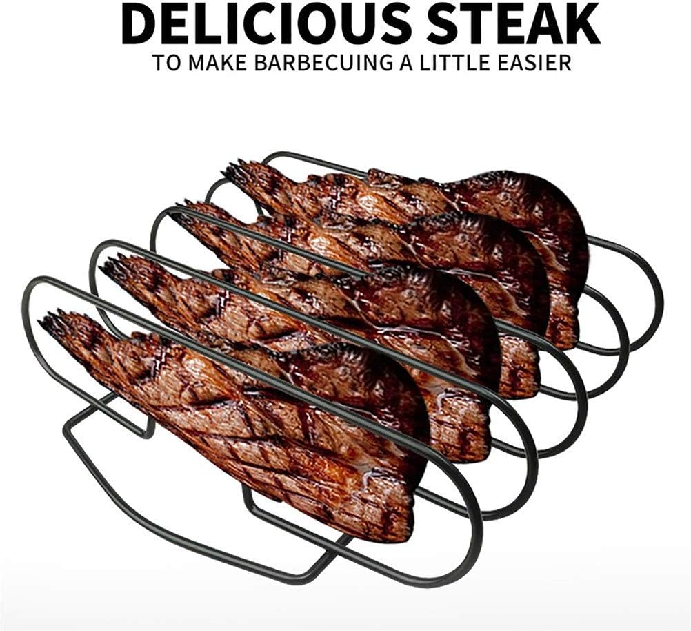 BBQ Grill Outdoor Household Barbecue Rack Non-stick Paint Barbecue Rack Portable Grilled Steak And Lamb Rack Grill Outdoor Patio Chicken Grill