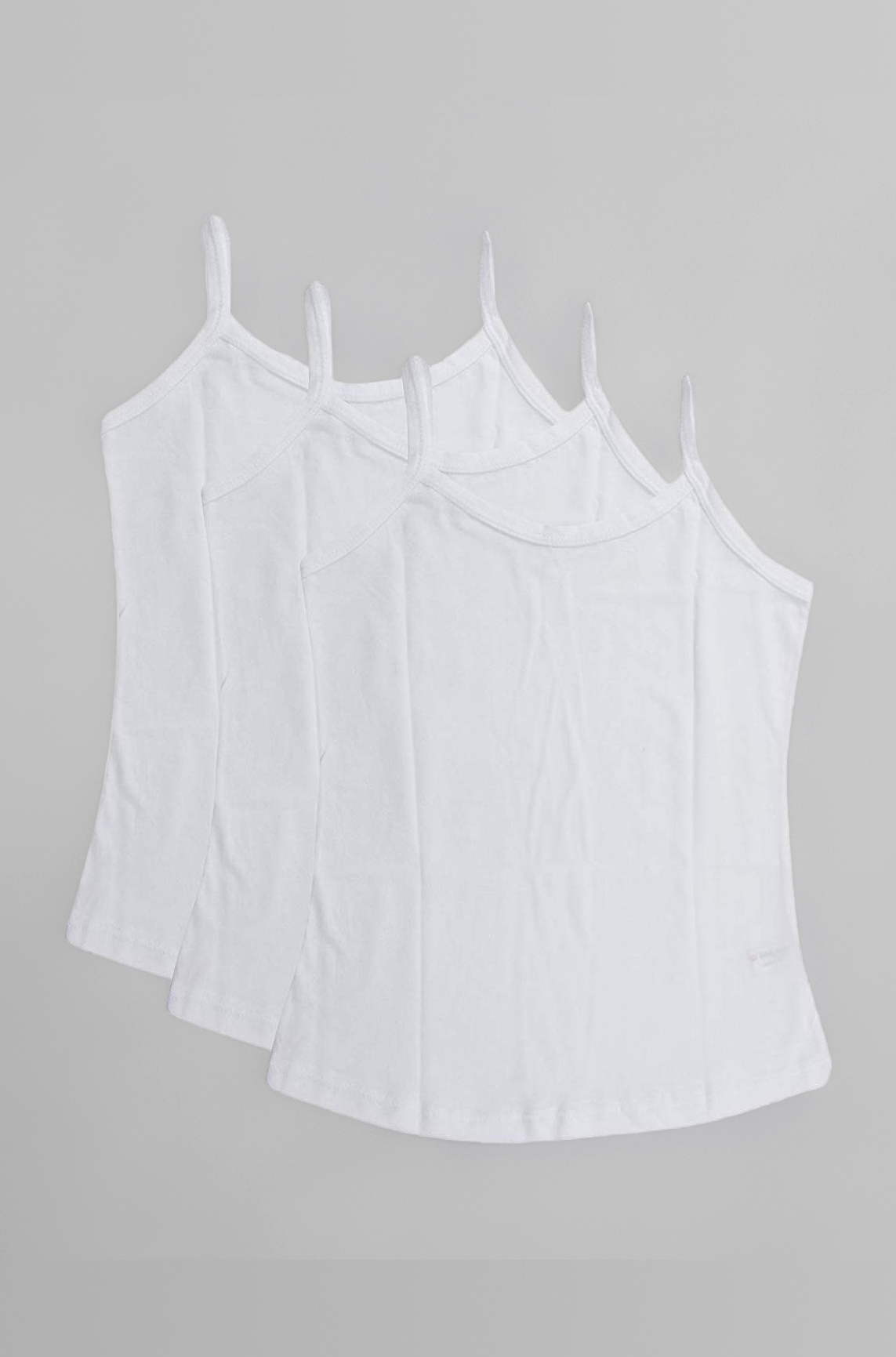 Pure Cotton Plain White Vest 100% Cotton Regular Fit, Vest for Girls