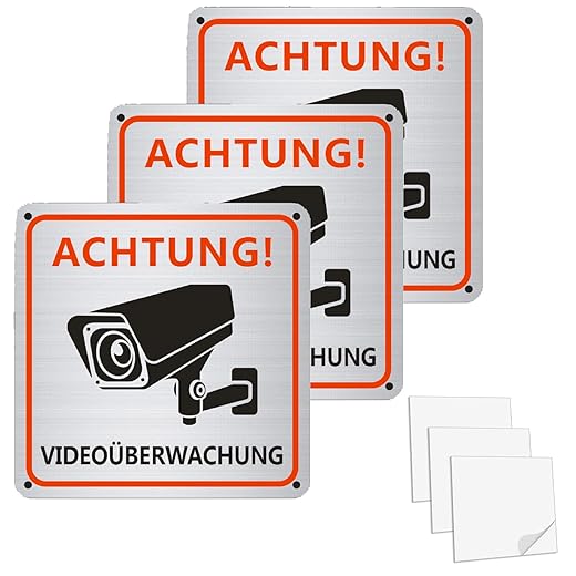 Alu-Schutzschild für Videoüberwachung, 15x15 cm