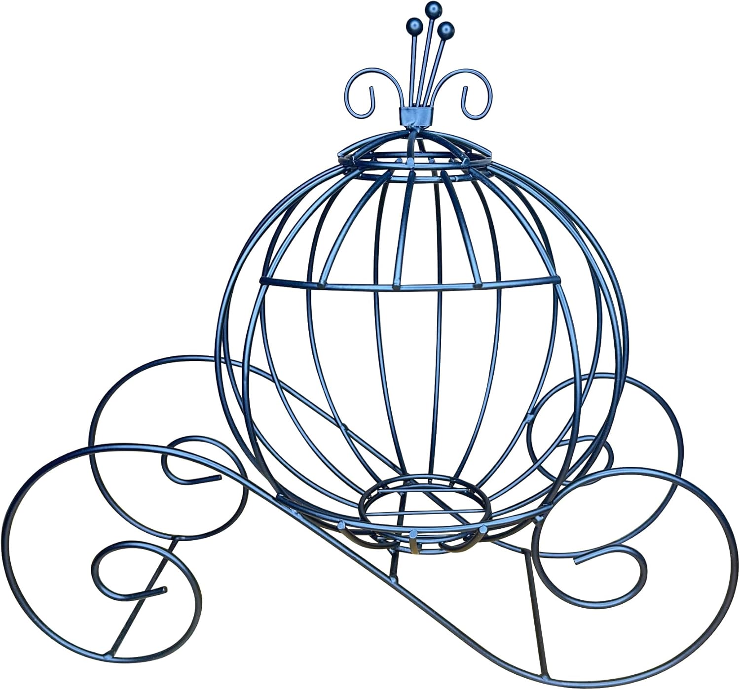 Metal Carriage Princess Coach Centerpiece – Fairytale Coach for Weddings, Parties, Baby Showers & Event Decor – 1 PCS - Table Decoration (Gold, 15.5" Inch)