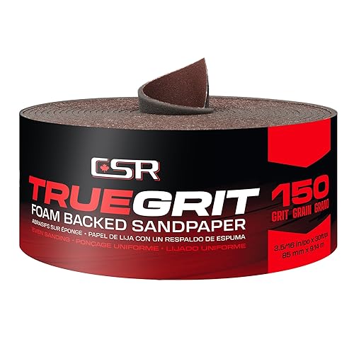 Miniatura 4 de Rollo de papel de lija CSR de esponja para paneles de yeso 3-516 "x 30' (grano 120)