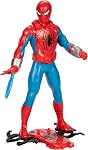 Marvel Spider-Man Thwip Blast Spider-Man Action Figure with Accessories, 11-Inch-Scale (27cm) Super Hero Toys for Kids Ages 4 and Up