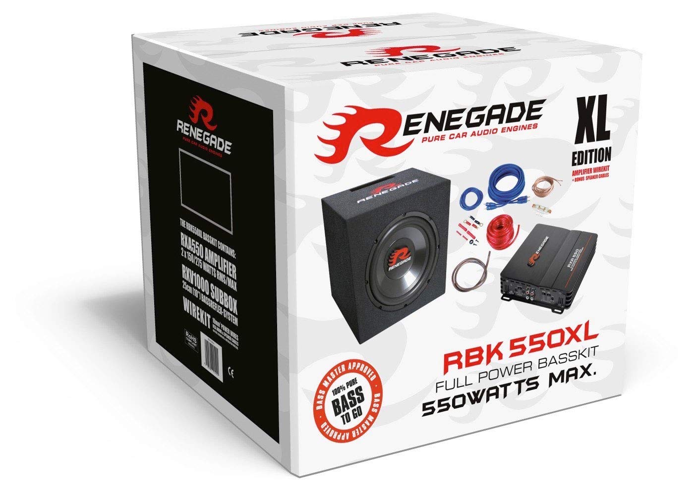 Zestaw car HiFi Renegade RBK550XL