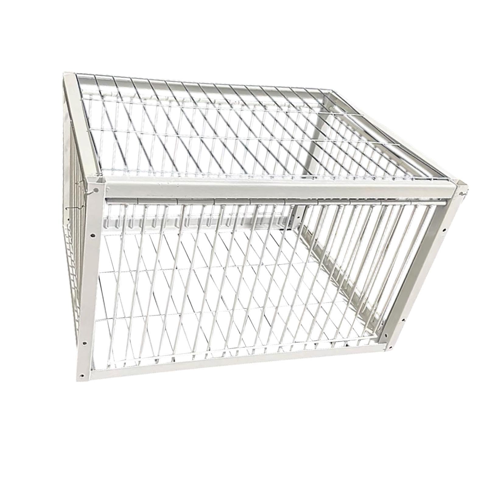 Jaula para Palomas, Jaula de Recolección Automática, Caja Nido, Entrada, Materiales de Hierro Resistentes, Espacio Cómodo para Huertos, Almacenes, Etc, 4 Entrada